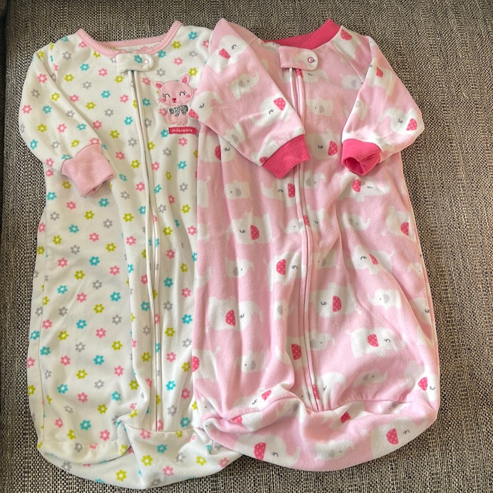 Set of adorable sleep sacks